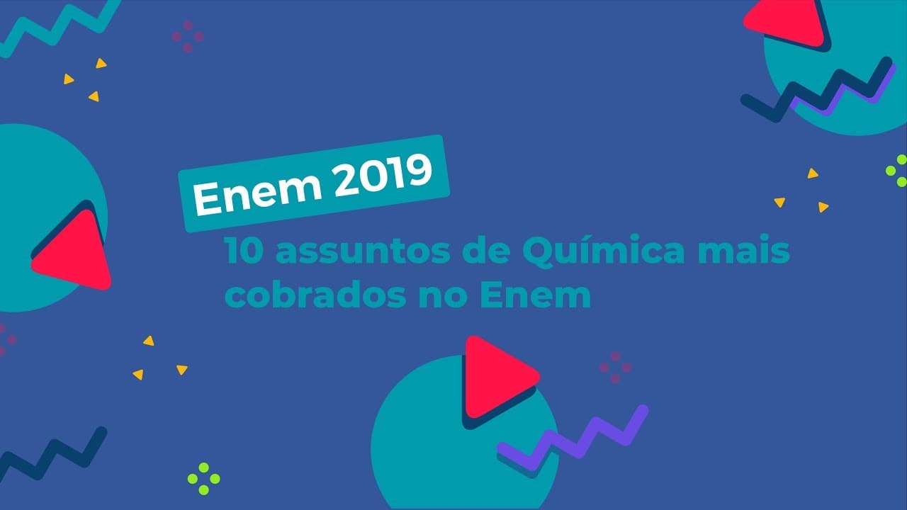 Thumbnail: 10 assuntos de Química mais cobrados no Enem - Brasil Escola
