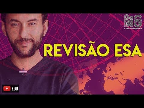 Thumbnail da aula: REVISÃO GEOGRAFIA ESSA 2021 | GEOGRAFIA DO BRASIL