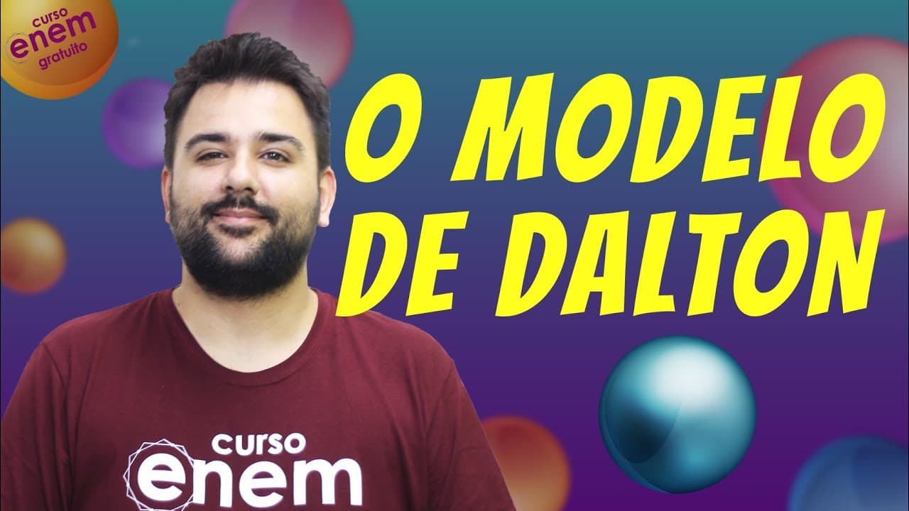 Thumbnail: O MODELO ATÔMICO DE DALTON | Resumo de Química para o Enem