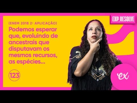 Thumbnail da aula: PODEMOS ESPERAR QUE, EVOLUINDO DE ANCESTRAIS QUE DISPUTAVAM OS MESMOS (...) | IDEIAS EVOLUTIVAS