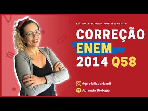Thumbnail da aula: ENEM 2014 |  Prova Amarela | Questão 58