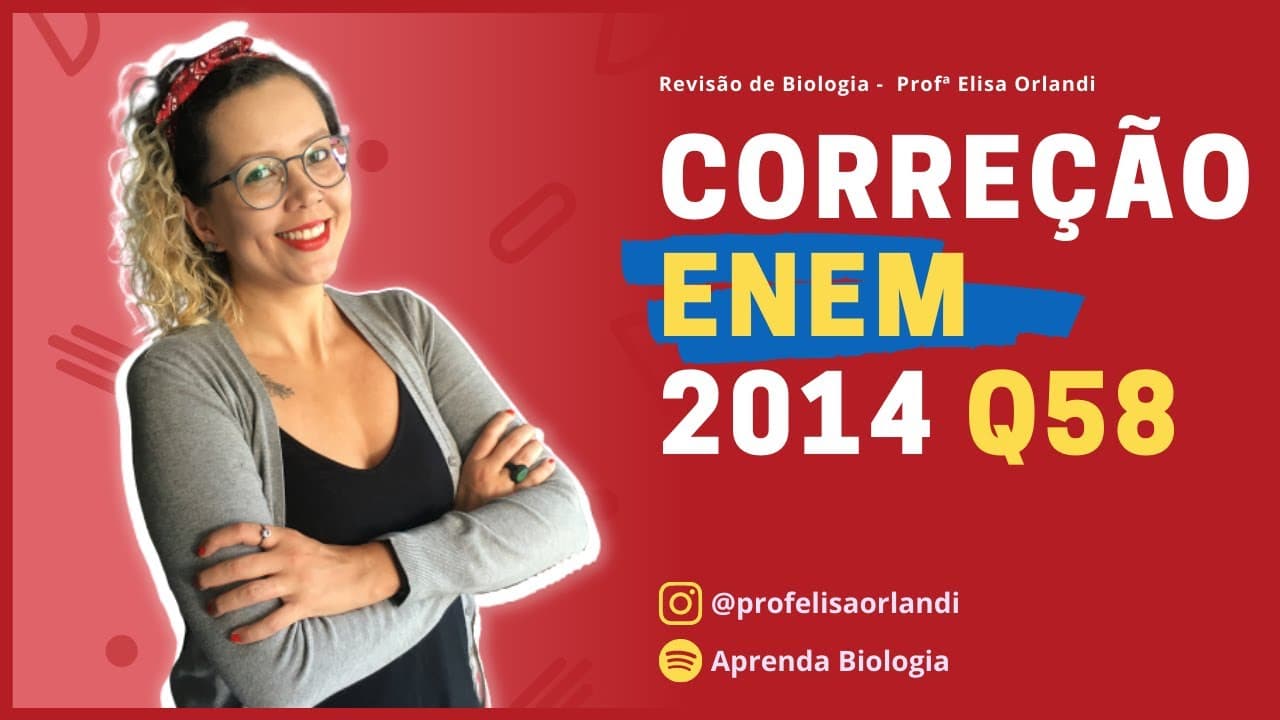 Thumbnail: ENEM 2014 |  Prova Amarela | Questão 58