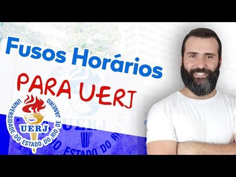 Thumbnail da aula: DINÂMICA TERRESTRE E CARTOGRAFIA - FUSOS HORÁRIOS PARA UERJ 2025 #UERJ #VESTIBULAR