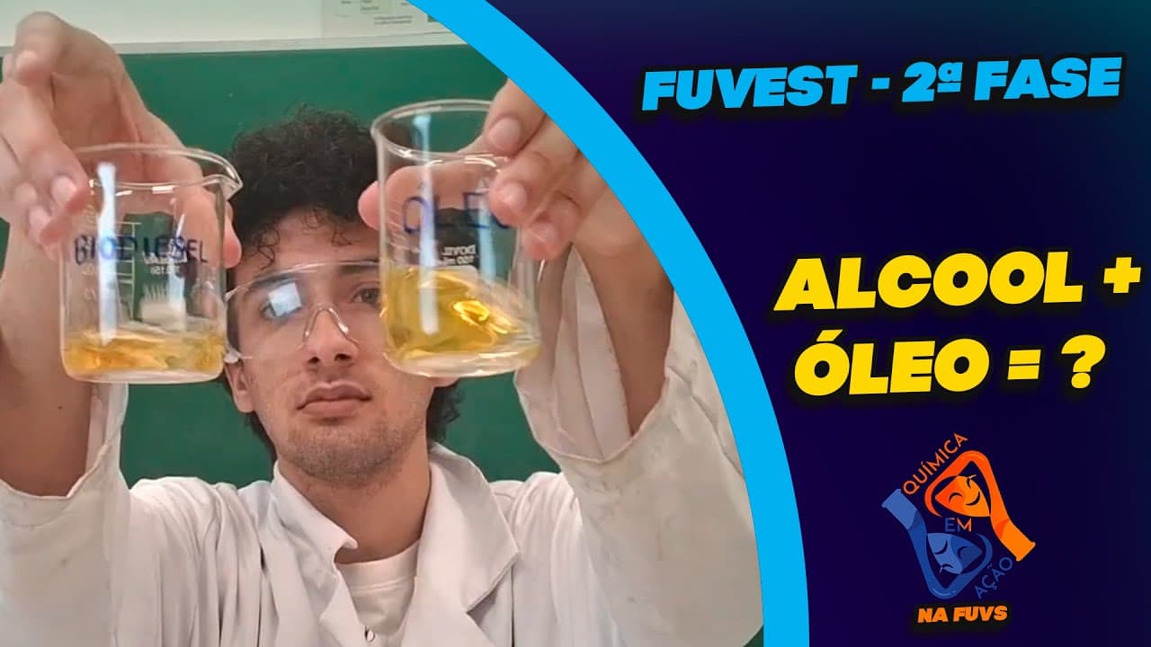 Thumbnail: Alcool + óleo? Qual é o resultado? - Q&A na Fuvs