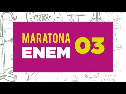 Thumbnail da aula: Maratona ENEM - Dica 03 - Transmissão de MCU - bicicleta de marcha
