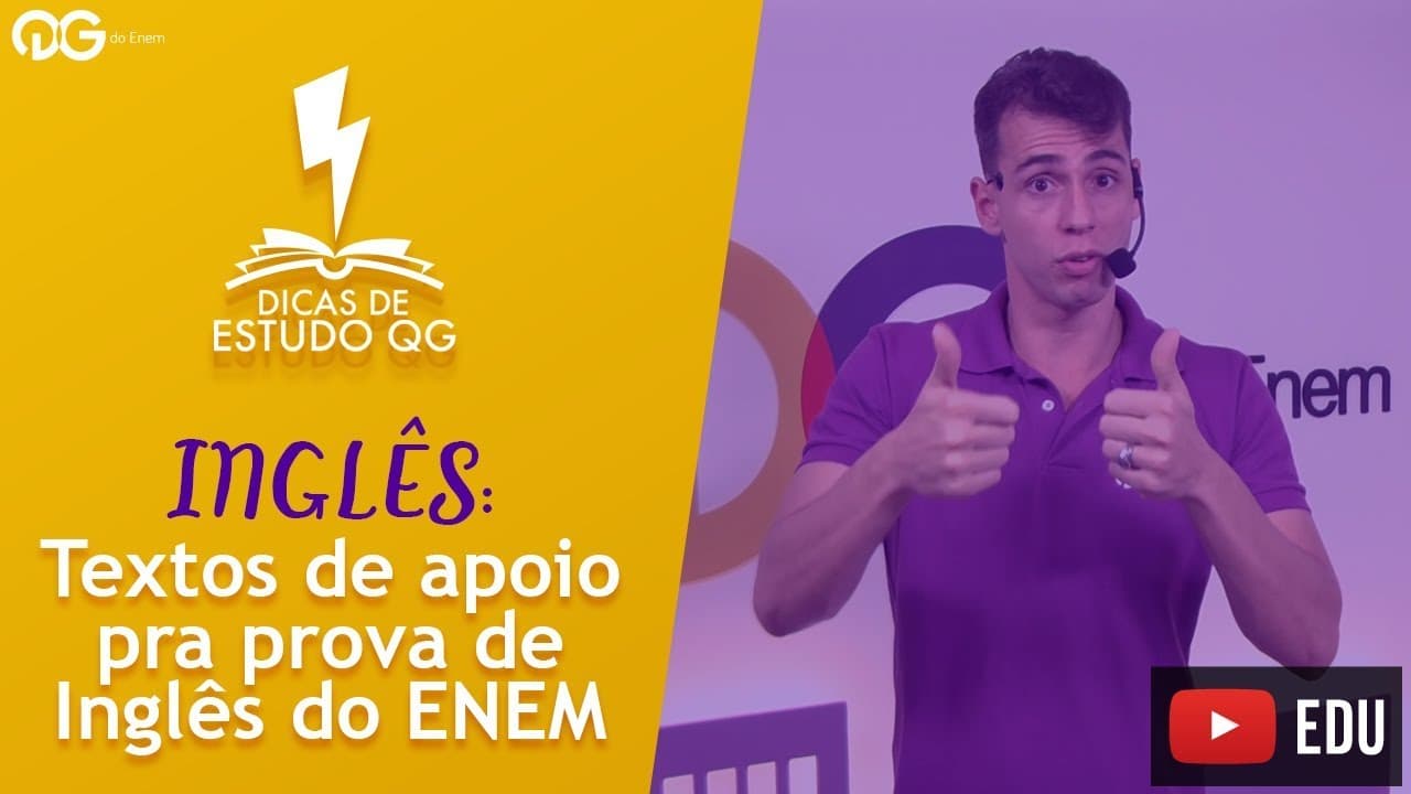 Thumbnail: Inglês no ENEM: Como Estudar?