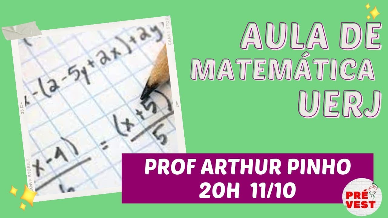 Thumbnail: Aula de Matemática- VESTIBULAR UERJ 2023