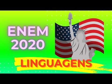 Thumbnail da aula: ENEM 2020 - Eu tenho empresas e sou digno do visto para ir a Nova York