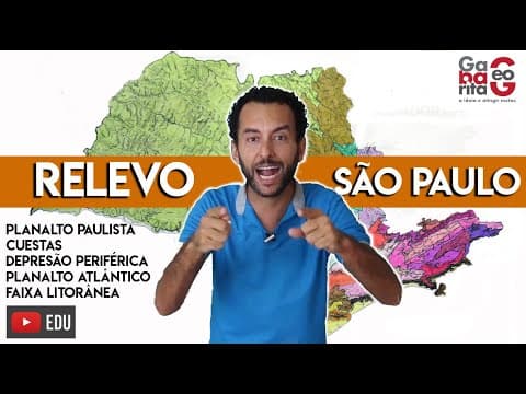 Thumbnail da aula: Relevo do estado de São Paulo | Perfil do relevo | Geomorfologia de São Paulo