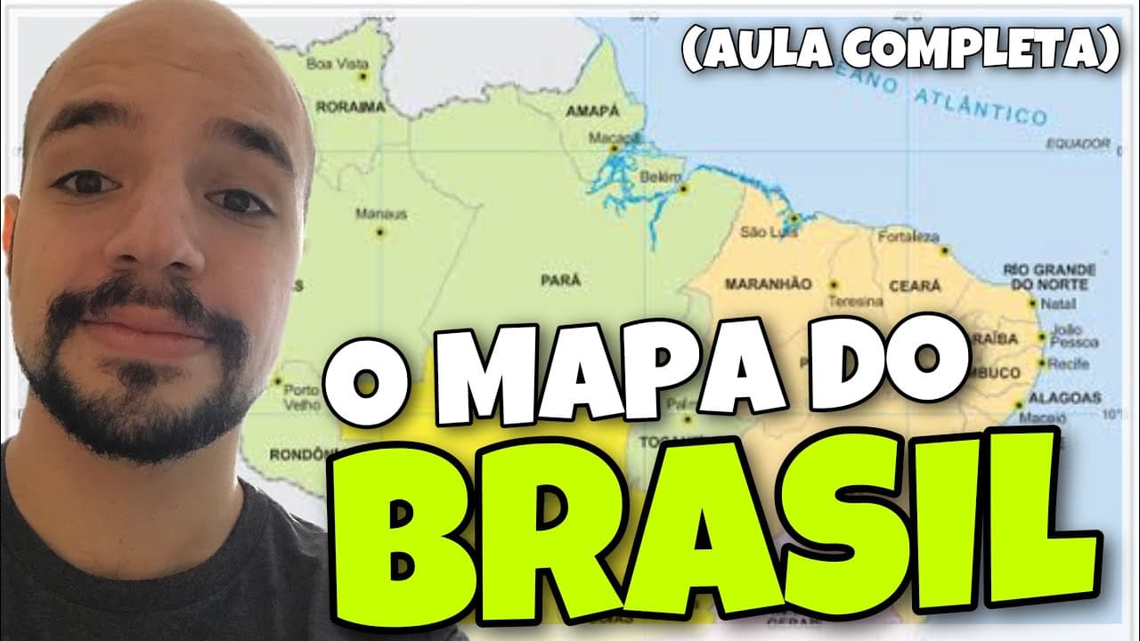 Thumbnail: O mapa do Brasil (AULA COMPLETA) | Ricardo Marcílio