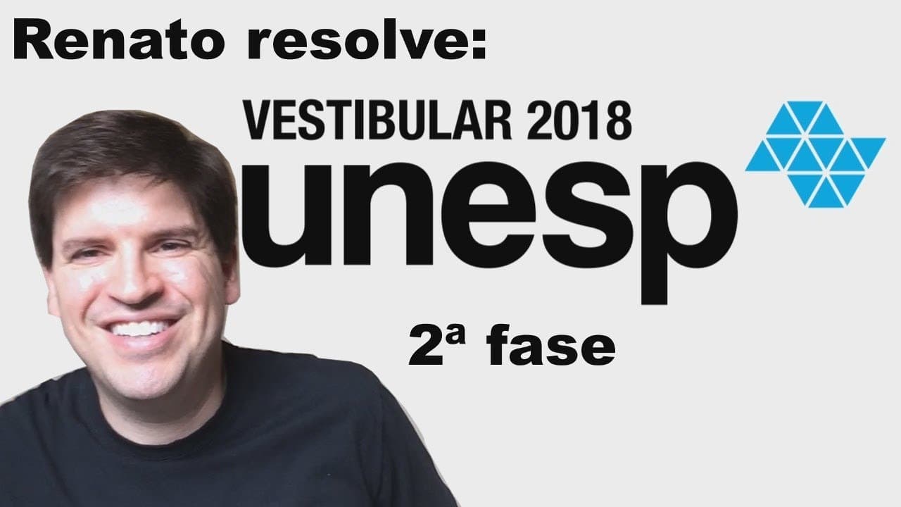 Thumbnail: Unesp 2018 2a fase Questão 23
