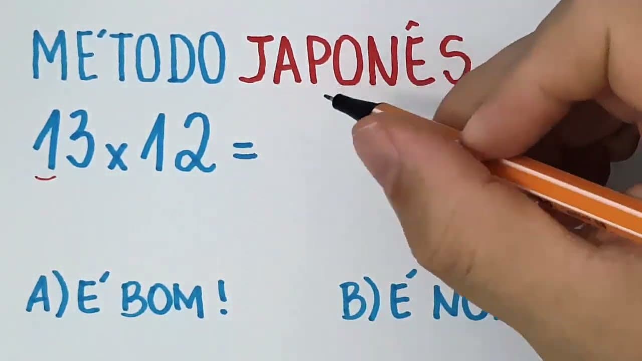 Thumbnail: 🔥 HELP MATEMÁTICA BÁSICA - Método Japonês de Multiplicar #226