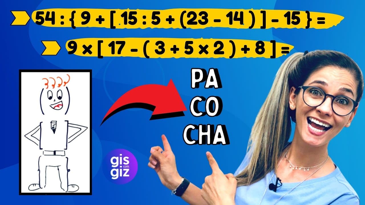 Thumbnail: EXPRESSÕES NUMÉRICAS  |  MATEMÁTICA BÁSICA \Prof. Gis/