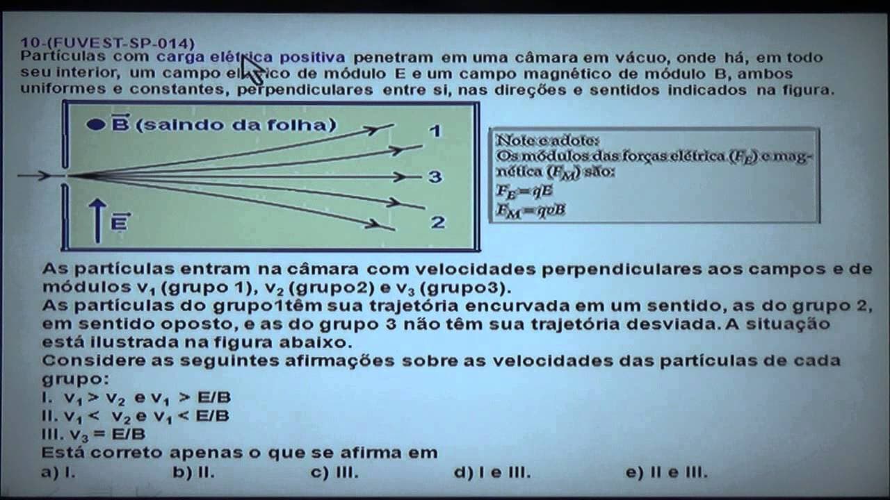 Thumbnail: Física e Vestibular - Exercícios Resolvidos FUVEST / 2014 - Parte 2