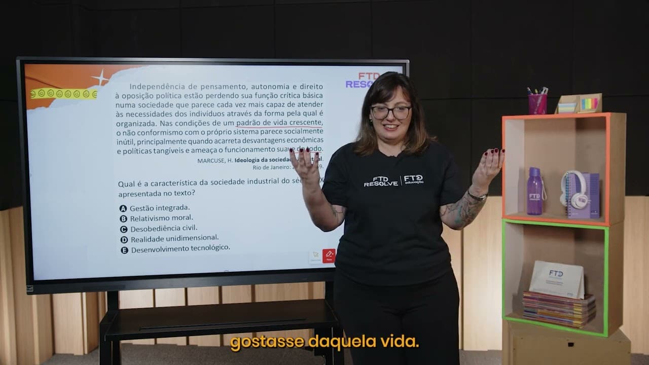 Thumbnail: Enem 2025 - Independência de pensamento, autonomia e direito