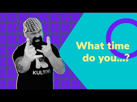 Thumbnail da aula: Inglês 2.0 | Kultivi | What time do you ...? | Prof. Rui Ventura