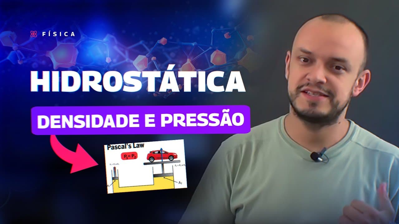 Thumbnail: AULA FÍSICA - HIDROSTÁTICA: Densidade e Pressão  - STOODI