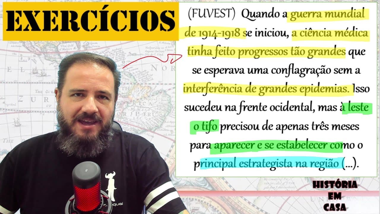 Thumbnail: FUVEST - As Grandes Guerras e epidemias