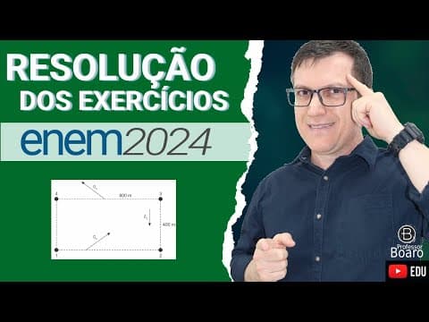 Thumbnail da aula: ENEM 2024 RESOLUÇÃO dos EXERCÍCIOS – (QUESTÃO 120 Caderno VERDE) Para os circuitos de maratonas aquá