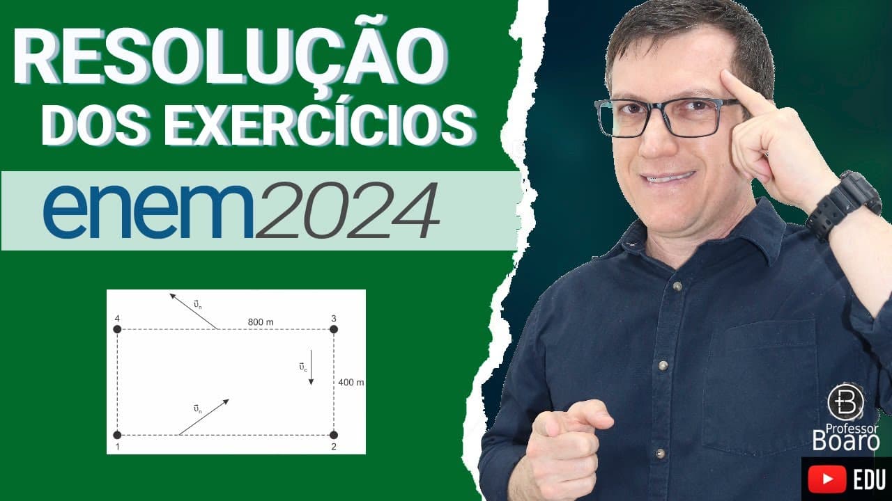 Thumbnail: ENEM 2024 RESOLUÇÃO dos EXERCÍCIOS – (QUESTÃO 120 Caderno VERDE) Para os circuitos de maratonas aquá