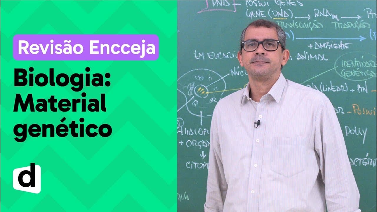 Thumbnail: MATERIAL GENÉTICO: RESUMO DE BIOLOGIA PARA O ENCCEJA | DESCOMPLICA