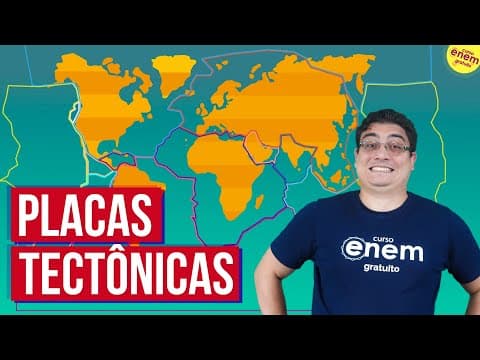 Thumbnail da aula: TEORIA DAS PLACAS TECTÔNICAS | Resumo de Geografia para o Enem
