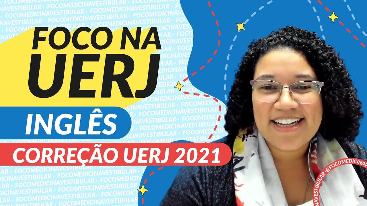 Thumbnail: CORREÇÃO VESTIBULAR UERJ 2021 - INGLÊS