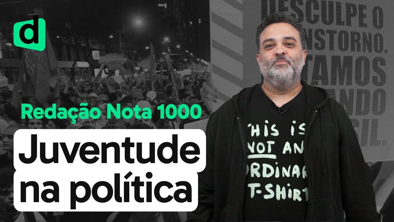 Thumbnail: JUVENTUDE E PARTICIPAÇÃO POLÍTICA EM QUESTÃO NO MUNDO CONTEMPORÂNEO | REDAÇÃO NOTA MIL