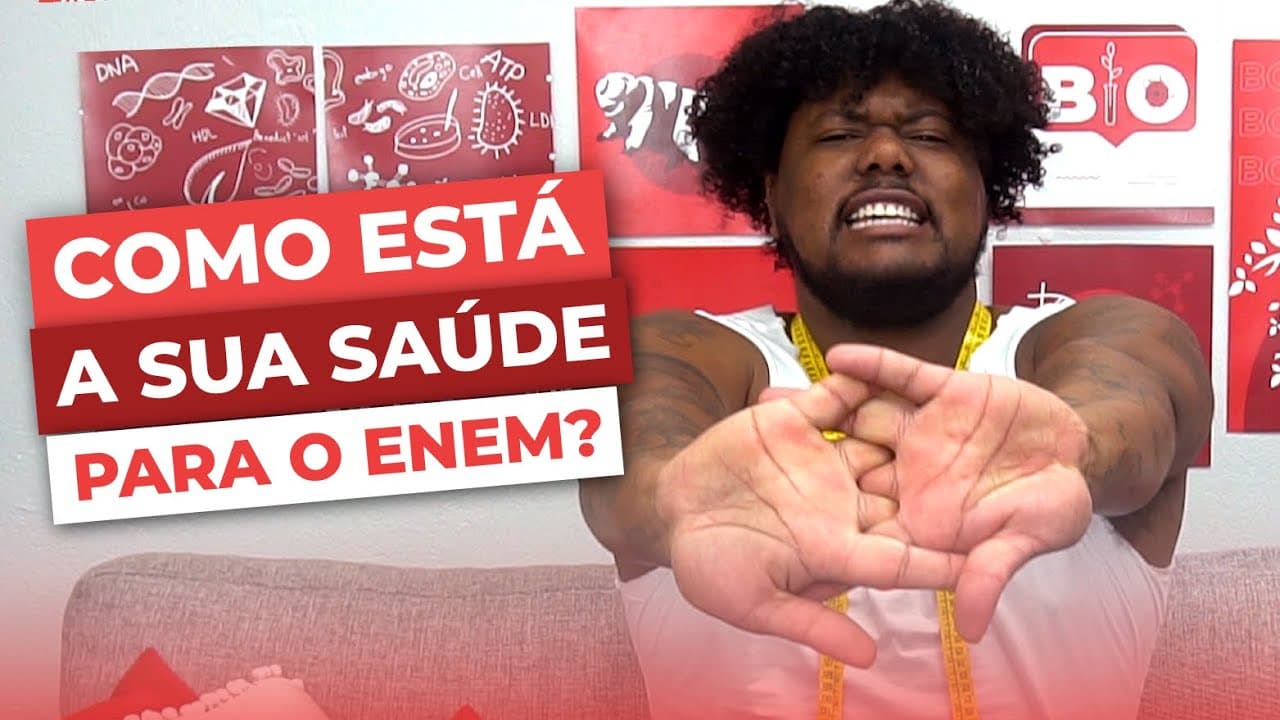 Thumbnail: A Relação Entre Saúde e o ENEM | Tem Biologia No Meu Dia | É MEME OU AULA? | Me Salva! ENEM