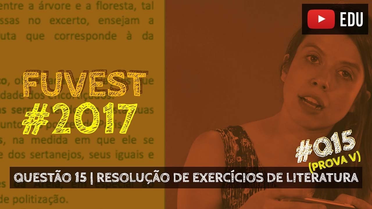Thumbnail: RESOLUÇÃO FUVEST 2017 #Literatura | Questão 15 (Mayombe)