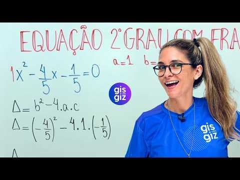 Thumbnail da aula: EQUAÇÃO DO 2º GRAU COM FRAÇÃO | EQUAÇÃO COM FRAÇÃO