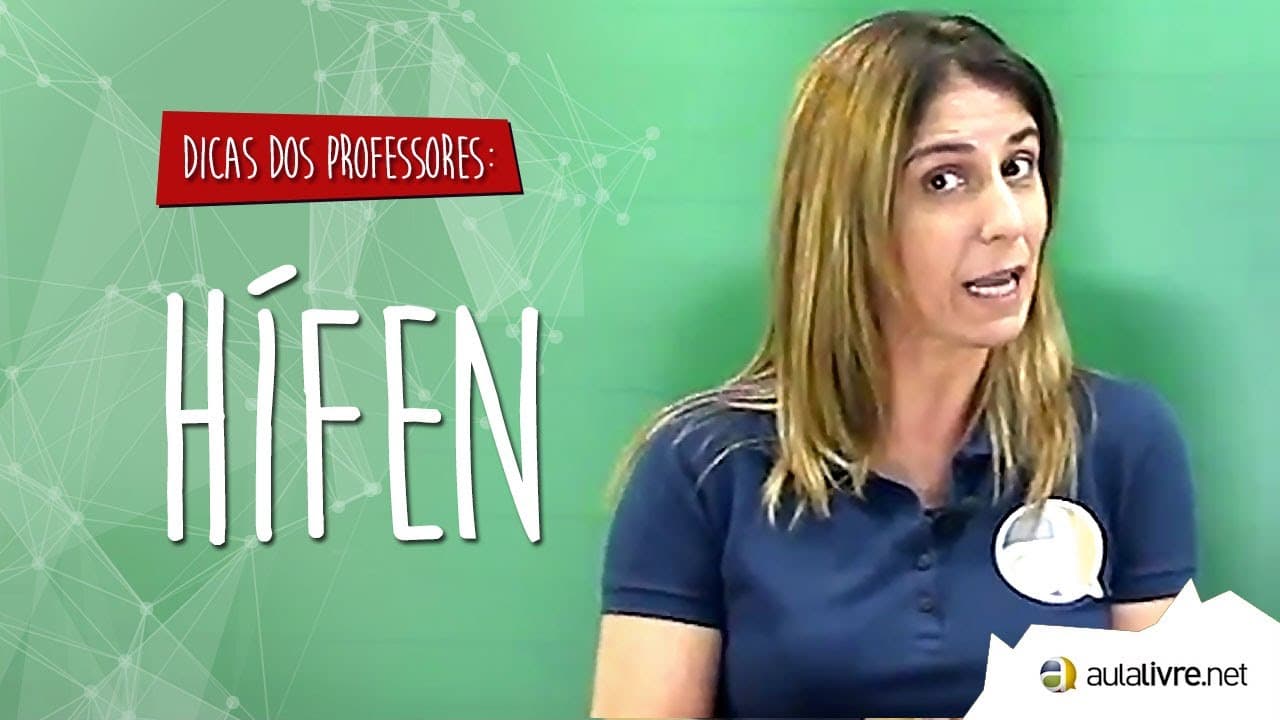 Thumbnail: #Dica dos professores - Português - Aplicação do hífen