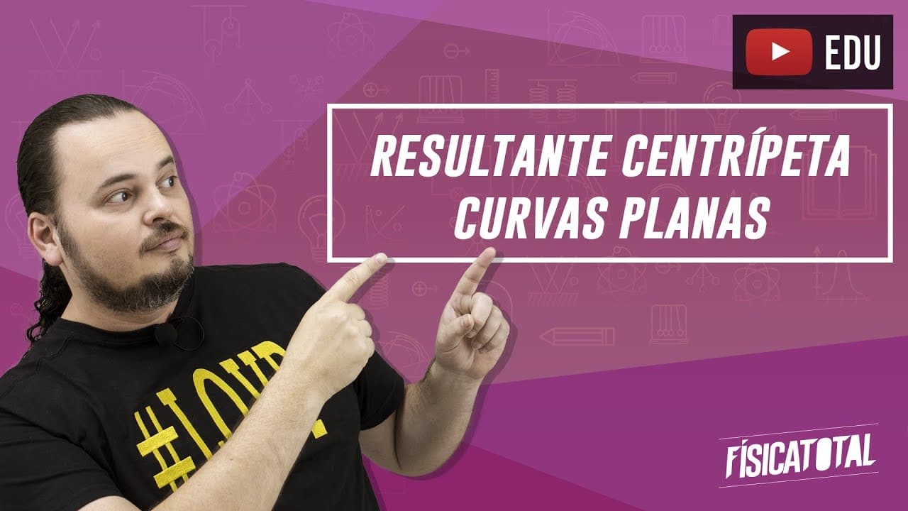 Thumbnail: Curvas planas | Força resultante centrípeta | Física em Questões 039