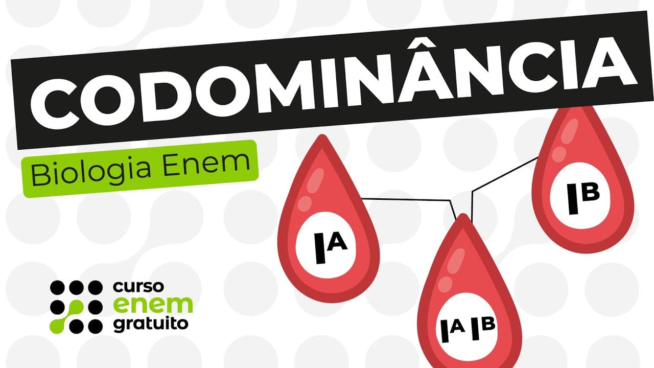 Thumbnail: CODOMINÂNCIA | Biologia para o Enem | Cláudia de Souza Aguiar