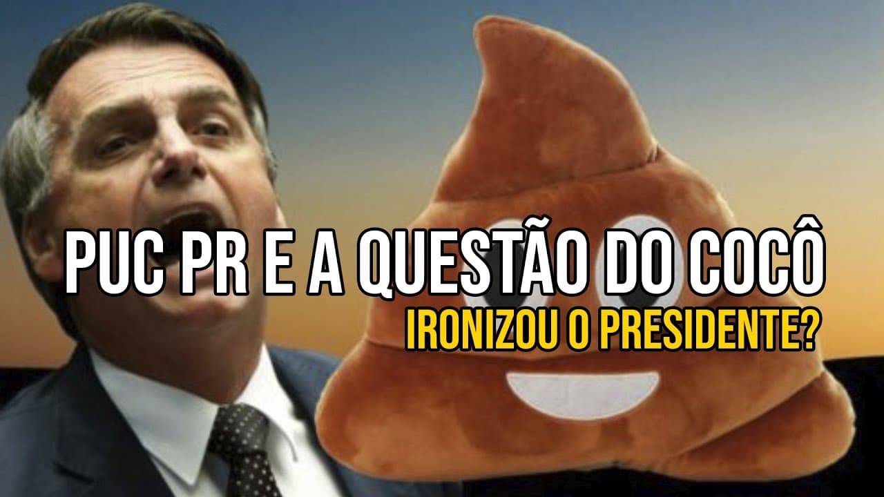 Thumbnail: A questão de Geografia da PUC-PR que ironizou o Bolsonaro.