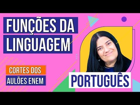 Thumbnail da aula: FUNÇÕES DA LINGUAGEM | Cortes dos Aulões do Enem | Português | Mercedes Prado Bonorino