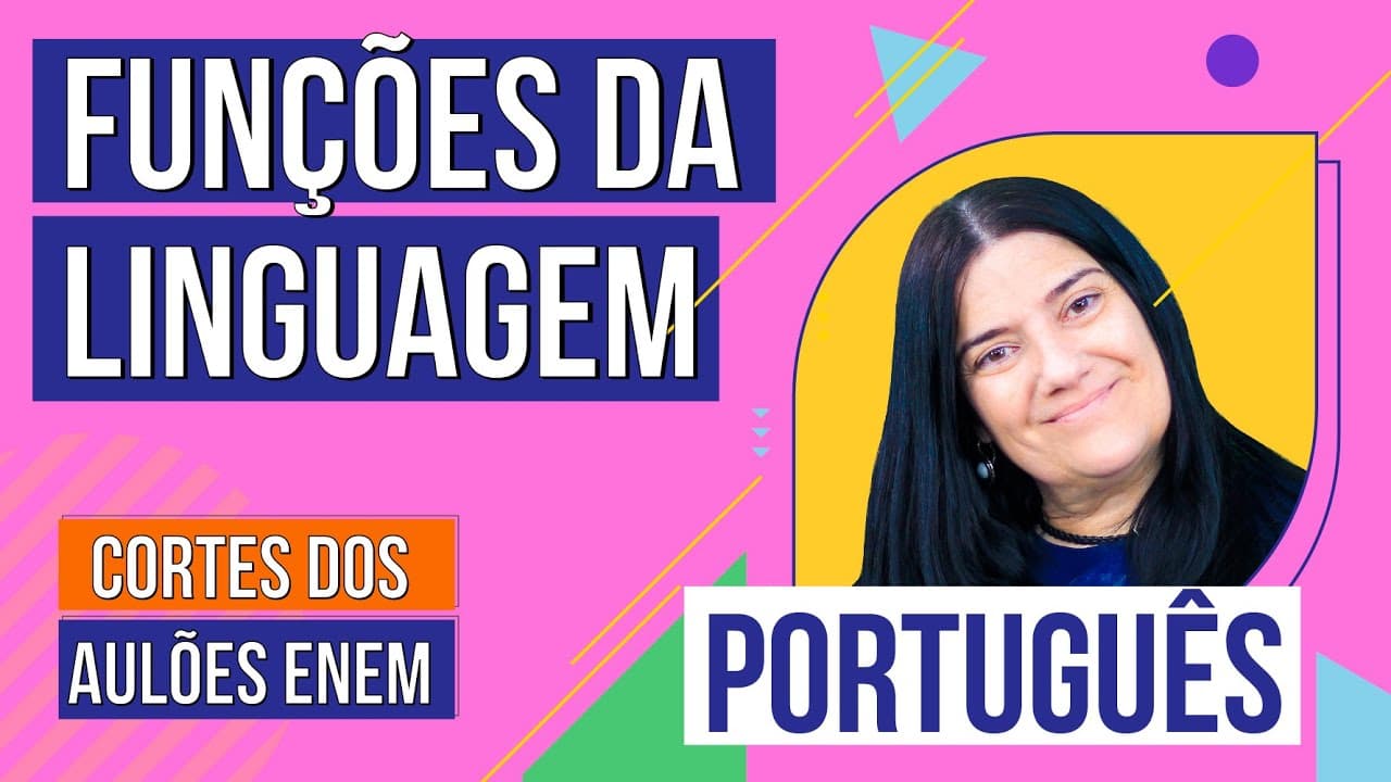 Thumbnail: FUNÇÕES DA LINGUAGEM | Cortes dos Aulões do Enem | Português | Mercedes Prado Bonorino