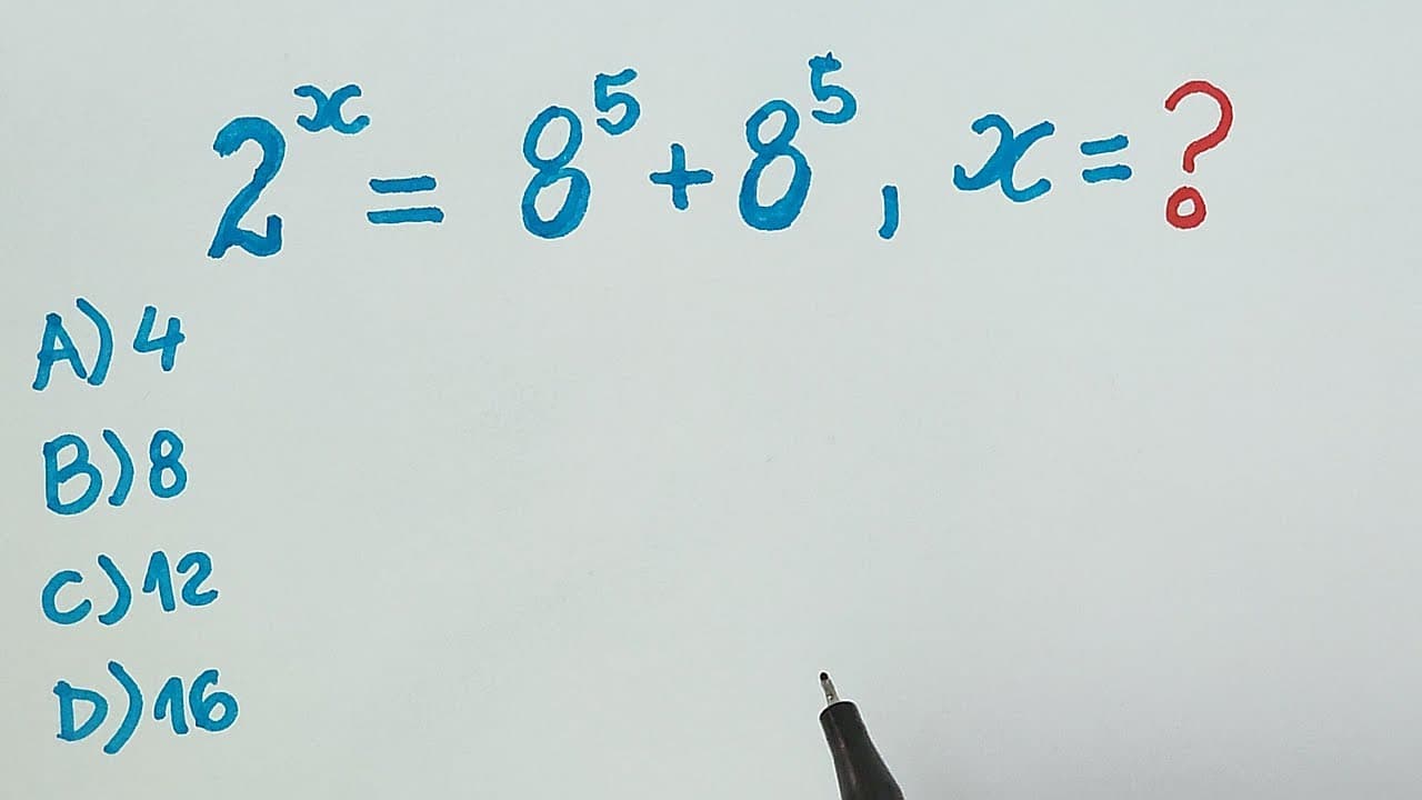 Thumbnail: 🔥 HELP MATEMÁTICA BÁSICA | Equação Exponencial - Consegue resolver?