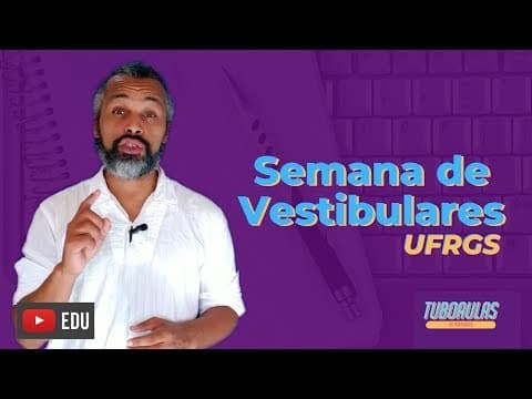 Thumbnail da aula: ✅ Semana de Vestibulares | INTERPRETAÇÃO DE TEXTO, CRASE E DISCURSO| UFRGS