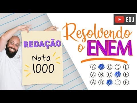 Thumbnail da aula: Respondendo o ENEM - Redação ENEM. [Prof. Noslen]