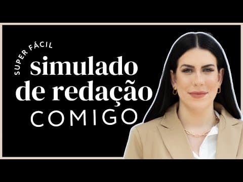 Thumbnail da aula: COMO FAZER UM SIMULADO PARA A REDAÇÃO DO ENEM? Aprenda com a fada