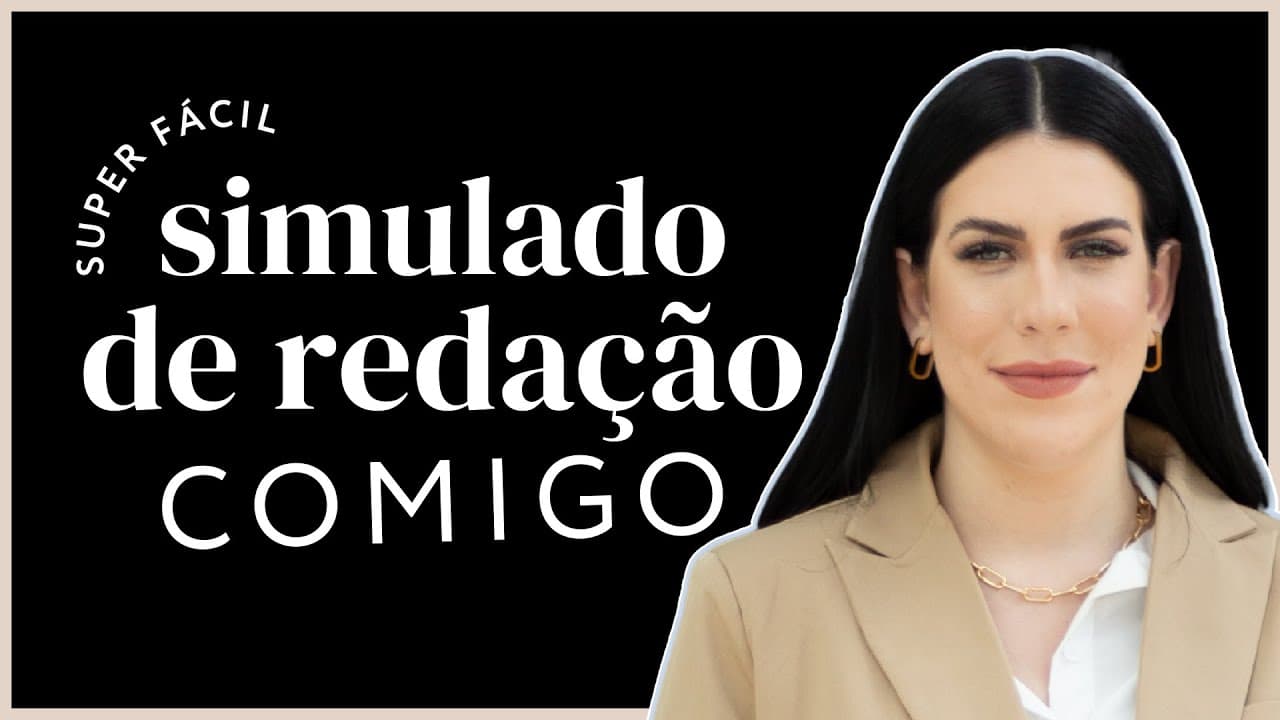 Thumbnail: COMO FAZER UM SIMULADO PARA A REDAÇÃO DO ENEM? Aprenda com a fada
