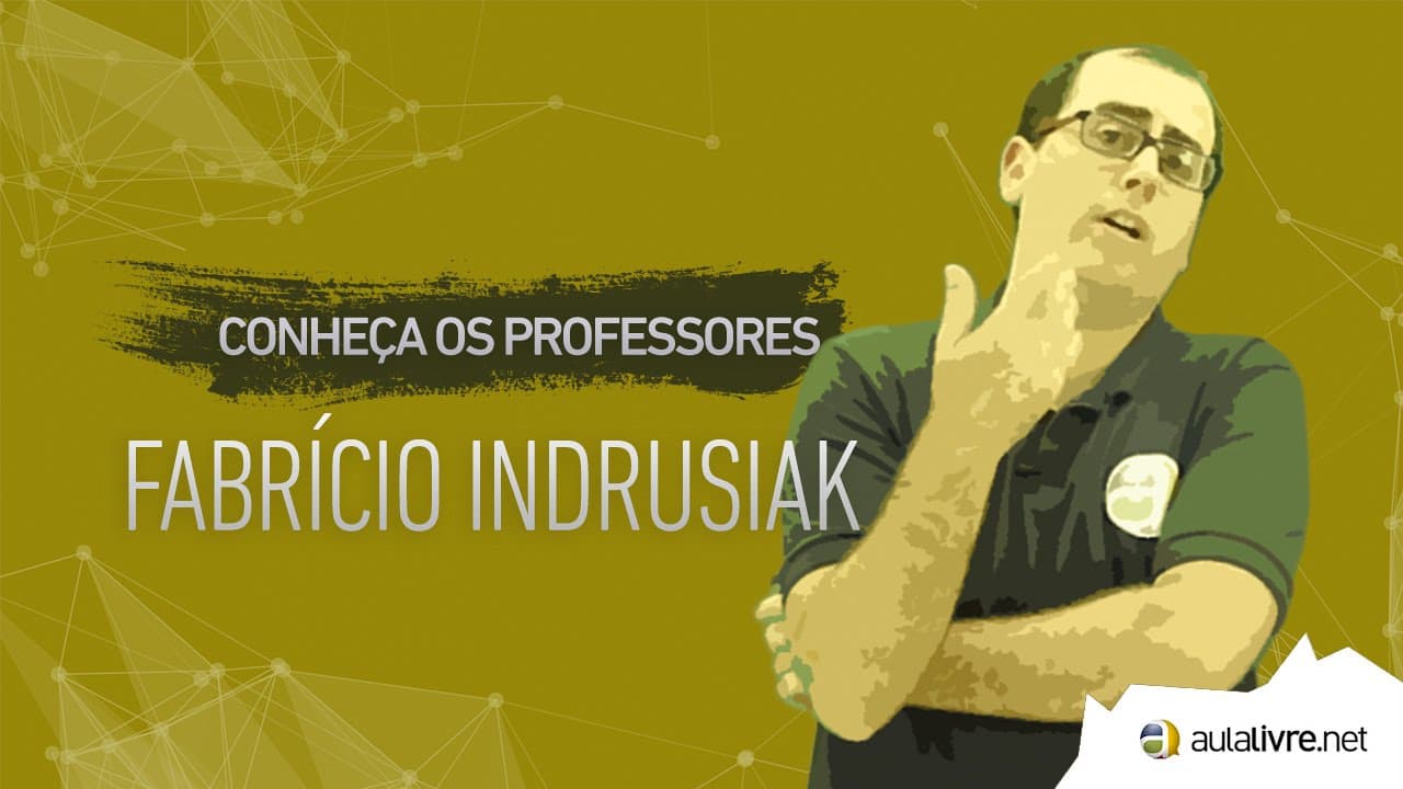 Thumbnail: Conheça os Professores #21 - Fabrício Indrusiak -  História do Brasil - Revolução de 1930