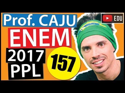 Thumbnail da aula: [ENEM 2017 PPL] 157 📒 ÁLGEBRA Uma pessoa encheu o cartão de memória de sua câmera duas vezes