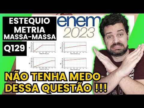 Thumbnail da aula: ✏️ENEM 2023 | Um assistente de laboratório precisou descartar sete frascos contendo solução de