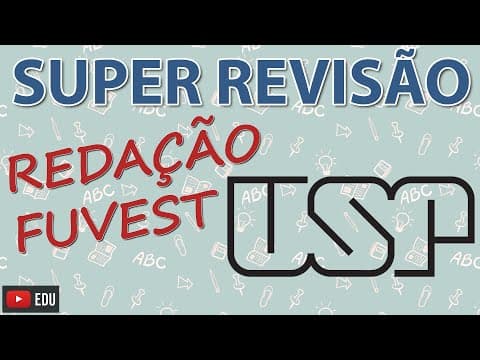 Thumbnail da aula: REDAÇÃO FUVEST - orientações e dicas de temas