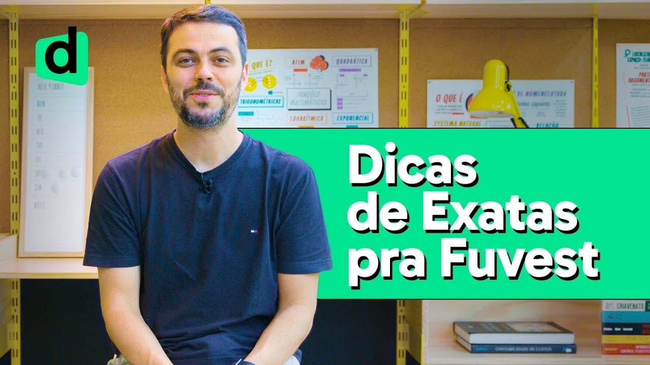 Thumbnail: DICAS DE EXATAS DE ÚLTIMA HORA PARA FUVEST 2019| PLANTÃO DESCOMPLICA