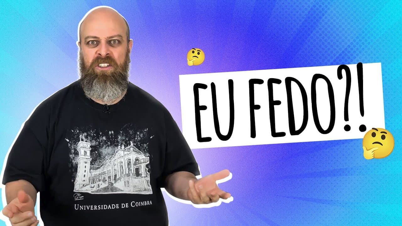 Thumbnail: 5 verbos de difícil conjugação - Com Professor Noslen
