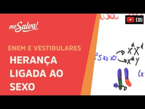 Thumbnail da aula: Me Salva! GEN21 - Genética -  Herança ligada ao sexo
