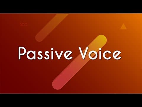 Thumbnail da aula: Passive Voice - Brasil Escola